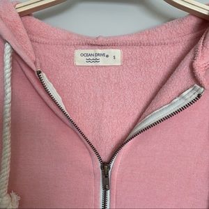 Ocean Drive Tops - Pink Zip Hoody from Ocean drive Ocean Drive Tops - Pink Zip Hoody from Ocean drive